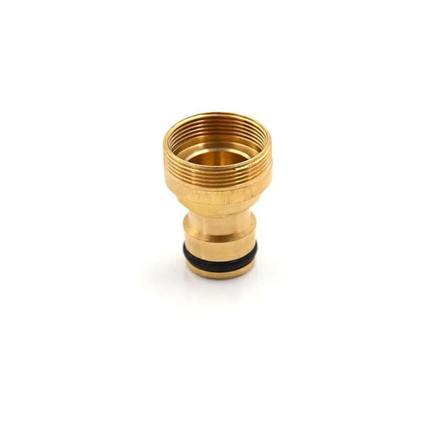 1 st mässinghane snabbkoppling adapter trädgård vattenslang krankoppling