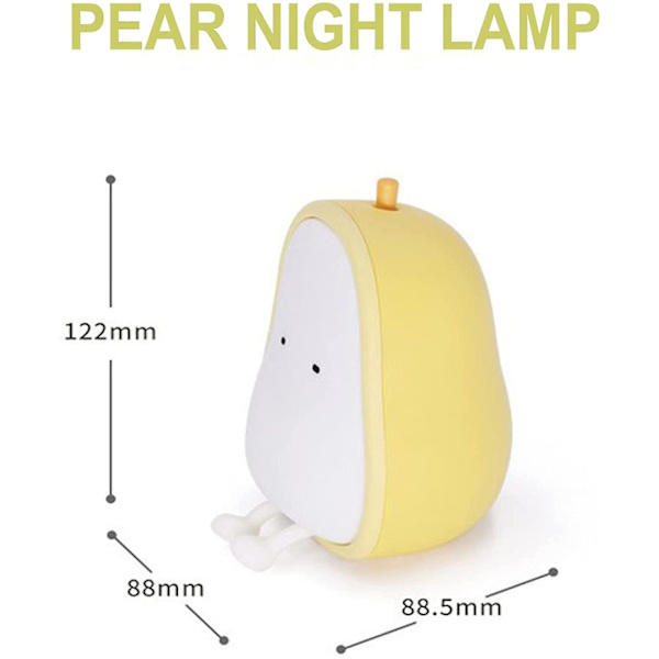 Glödlampa med sovande lampa, USB-laddning, ingen extrem dimning