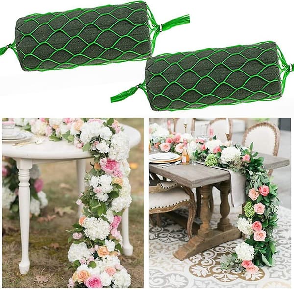 Blomsterarrangemang Svampblock Vattenabsorption Blomsterställ Dörrbåge Våt Skummaterial För Hem Bröllopsdekor