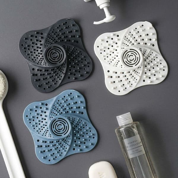 3-pack silikonavloppssil för kök och badrum