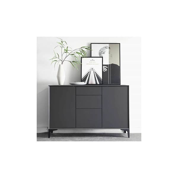 LMLY Set med 4 svarta metalliska triangulära sängben DIY möbelsofaben - 10 cm små krabbor