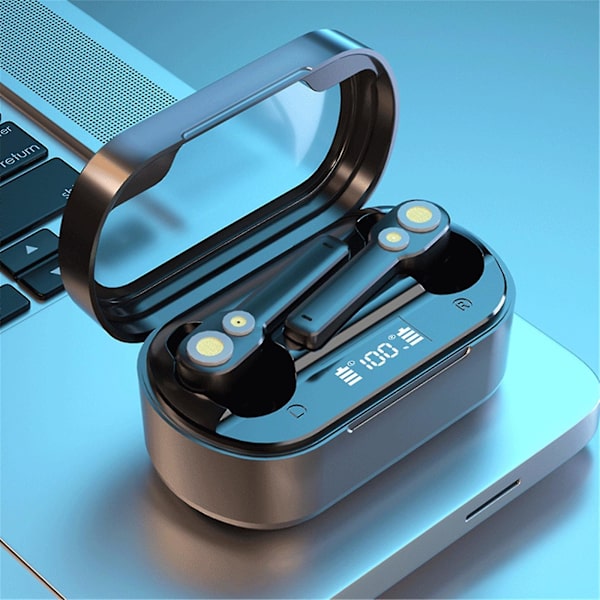 D18 Bluetooth 5.0 headset trådløse ørepropper mini ørepropper stereo hodetelefoner