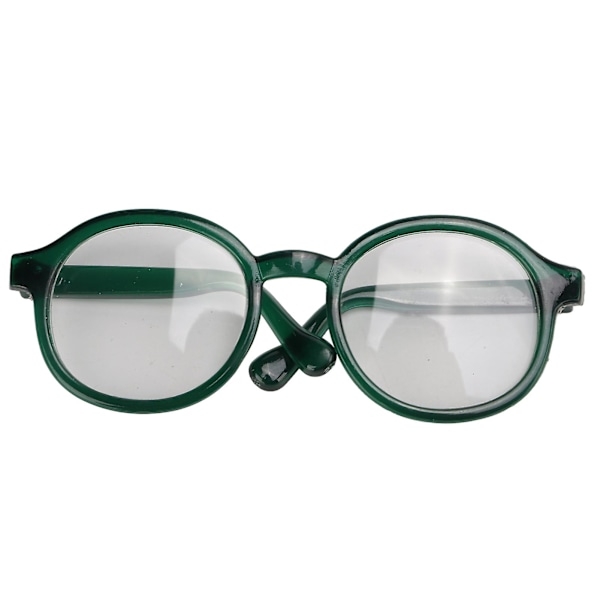 Söta roliga husdjurssolglasögon för katter och hundar - transparent plast, snygga Halloween-accessoarer (gröna)