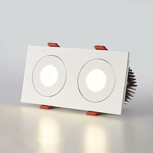 Spotlight 1-pack 8W LED infälld takspotlight ni Spot LED-taklampa med högt cue-index, bländfri