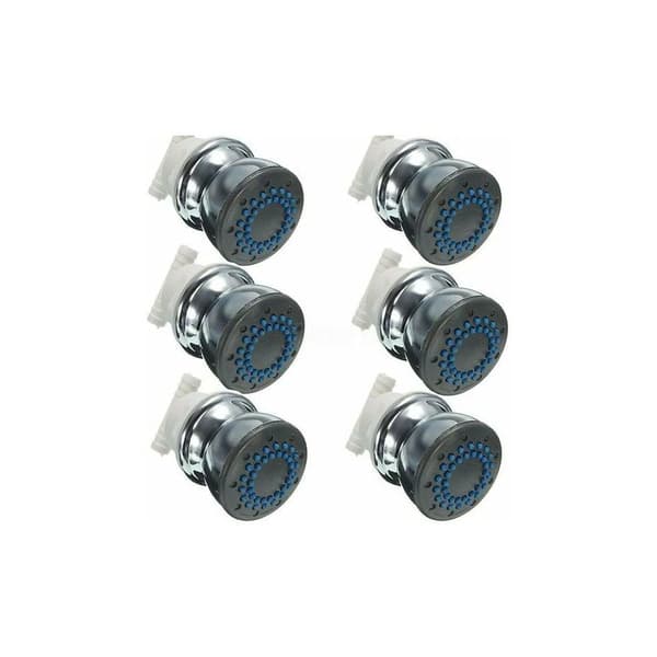 CRUEL 6-pack sidoduschmunstycken, massageduschar, sidoduschmunstycken