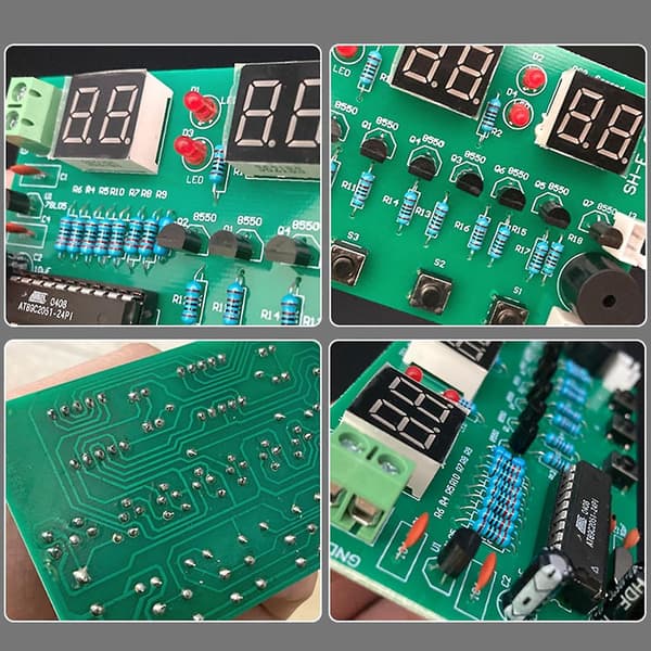 DIY-sæt AT89C2051 elektronisk ur 6 bits digitalt rør LED-display-sæt
