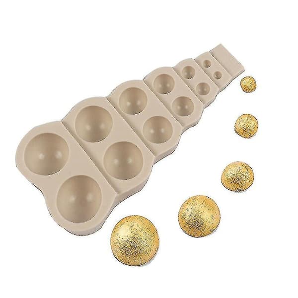 3D Perle Siliciumform til Kagedekoration i Flere Størrelser (1 stk.)