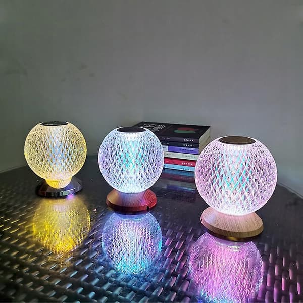Led trefärgad skrivbordslampa (C)