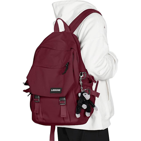 Lätt skolväska Casual Daypack College Laptop Backpack för män