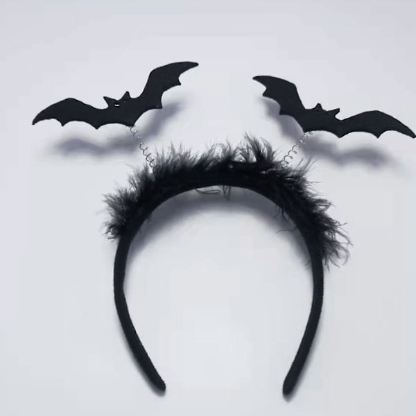 Bat Hovedbånd Halloween Tiaras Kroner Hårbøjle Foto Shoot Goth Hovedbånd