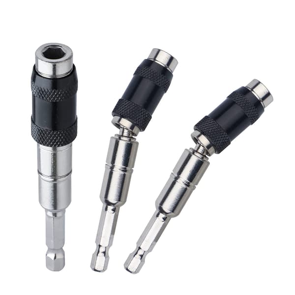 3-pack magnetisk roterande bitshållare, 1/4\" magnetisk bitshållare