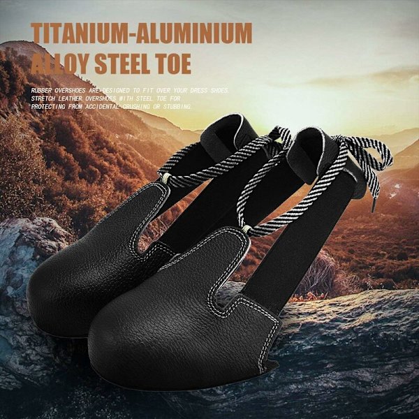 Säkerhetsskor, stålhätta, unisex, halkfria överdragsskor, skyddande överdragsskor, industriella, universell storlek, Eur 36-46