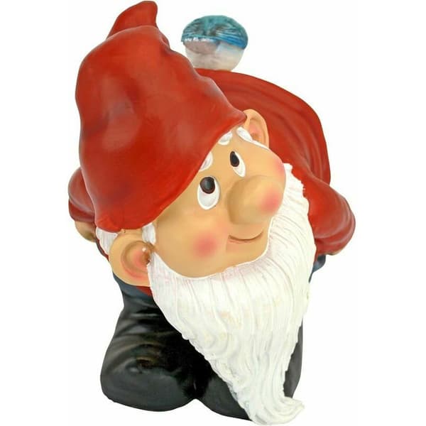 Rövtomte staty, medium?? 11 cm polyresin fullfärgspalett [Energiklass A+++]