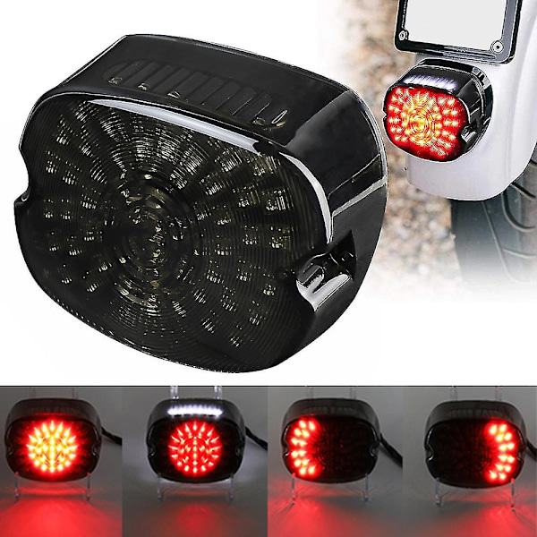 Led-takavalo moottoripyörään, Plug and Play -jarru, vilkku, takavalot Sportster Dyna Electra Glide Road Touring Softail -malleihin（WM-HT10-B）