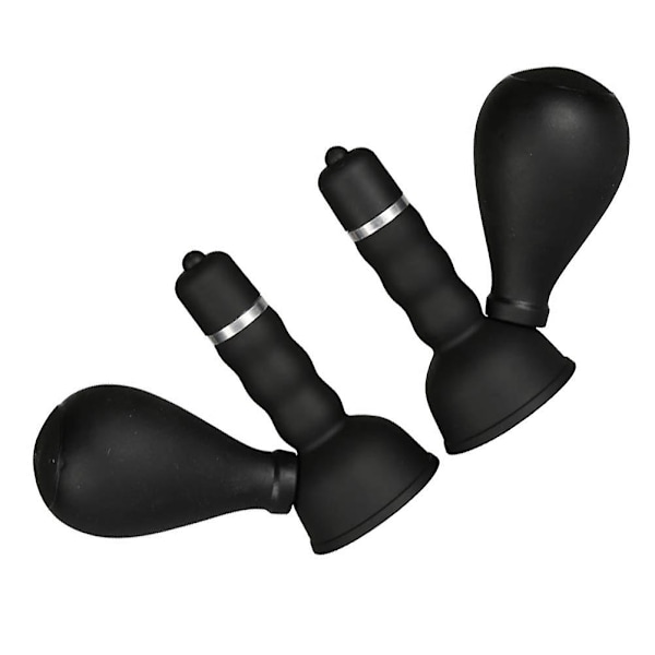Elektrisk Vibrerende Brystvorte Suger Bryst Massager Silikone Brystpumpe til Kvinder Nydelse Par Sjovt 2 Stk Seksualitet