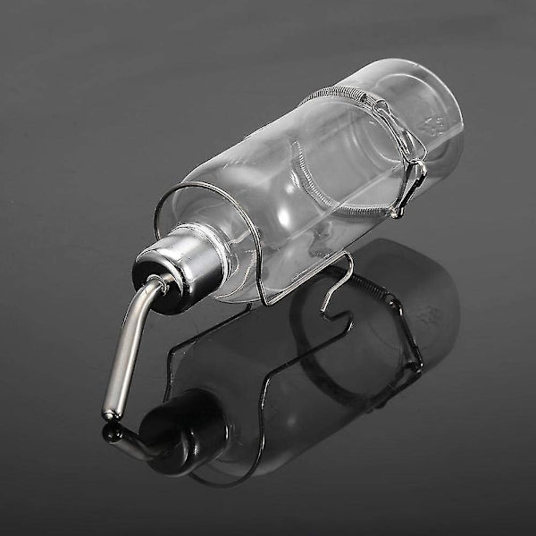 Parrot Vattenbehållare, Nippel Nippel Hängande Vattenmatare Flaska Utan Husdjur Droppdispenser med Nippel(L)