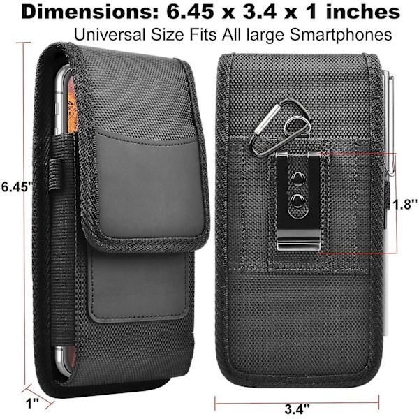 Telefonfodral för Samsung Galaxy S22 Ultra S21 Plus S20 S10+s9 S8 Note 20,a03s A11 A21 A51 A71 A13 A02s A12 A32,g Pure 2022 Nylon Mobiltelefon Bältesklämma