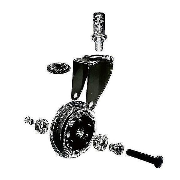 Kontorstol hjul erstatning hjul 4 stk Universal Fit Hardware Tregulv teppe 3 tommer