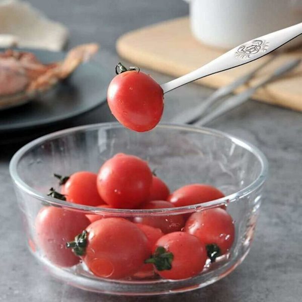 6PCS 304 Rostfritt Stål Ny Krabba Form Gjutning Snabb Skaldjur Hummer Cracker Skaldjur Verktyg Klipp Nål Gaffel Hämtar Syltmutter Set