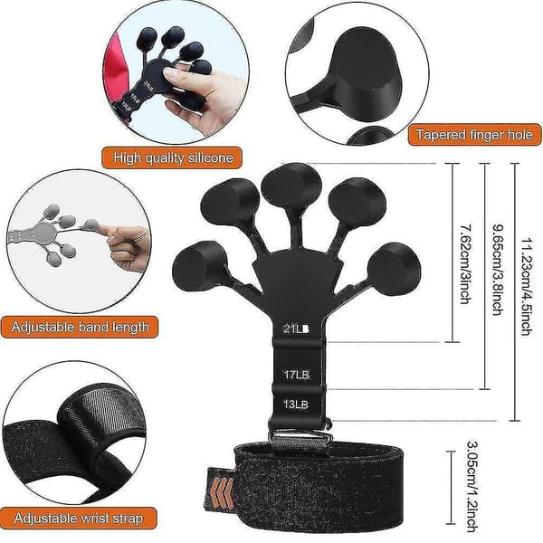 Finger Grip Pasient Håndstyrker Gitar Finger Fleksjon og Ekstensjon