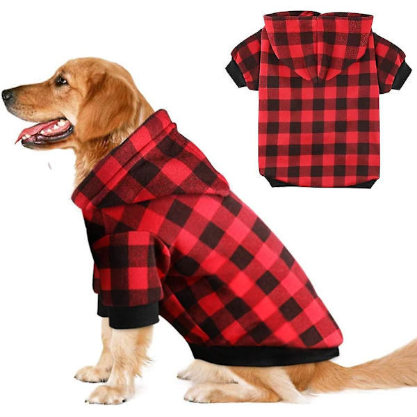 Ternet Hund Hoodie Sweatshirt Trøje til Mellemstore Hunde Katte Små Hunde Tøj Frakke Varm og Blød
