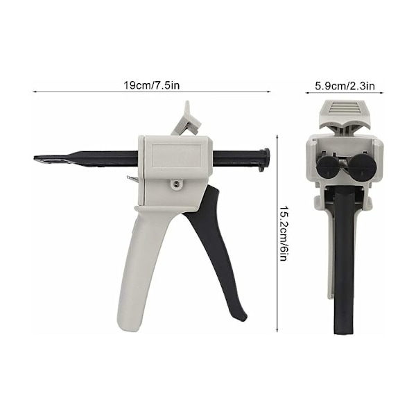 Universell 1:1 50ml Epoxi Limpistol
