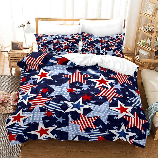 American Flag Sängkläder Cover Set 3d printed Twin Full Queen King Size Täcke Täcke cover Sängset med örngott