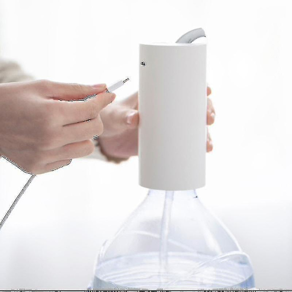 Kreativ elektrisk pump för vattenflaskor, hopfällbar, hushållsdriven USB-laddningsbar vattenpump, automatisk