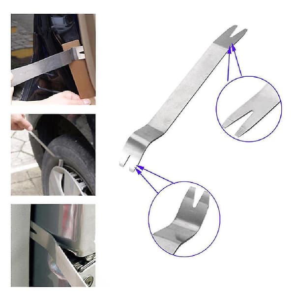 18cm bilfjernelse værktøj metal trim dørklip panel instrumentbræt rep nøgle