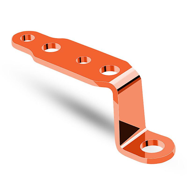 Oransje frontlyktfestebrakett, universell aluminiumslegering motorsykkel bakspeil frontlyktbrakett motorsykkel frontlyktfestebrakett foran
