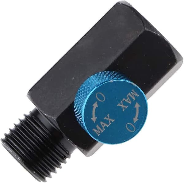 2 stk 1/4 Inline Regulator Solid Stål Komprimert Luft Trykk Ventil Verktøy