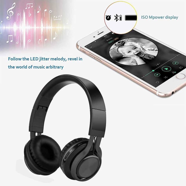 Bluetooth-kuulokkeet, taitettavat stereolangattomat Bluetooth-kuulokkeet