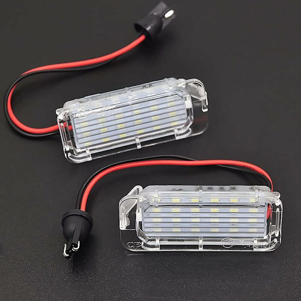 Canbus LED-skyltbelysning för Ford Focus 5D Fiesta Mondeo MK4 C-Max MK2 S-Max Kuga Galaxy 6000K Vit?