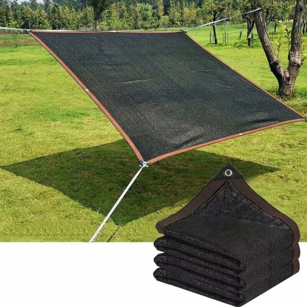 Solsegel rektangulärt 3x5m vattentät PES polyester solskydd vindskydd vattenavvisande UV-skydd för balkong trädgårdsterrass antracit