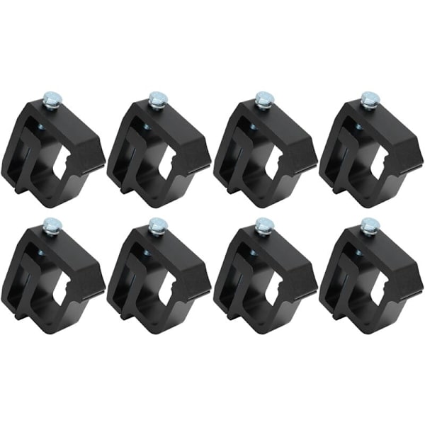 16 st lastbilsflak lock klämmor camper skal clips ersättning för Chevy Silverado 1500 2500 3500 (svart)
