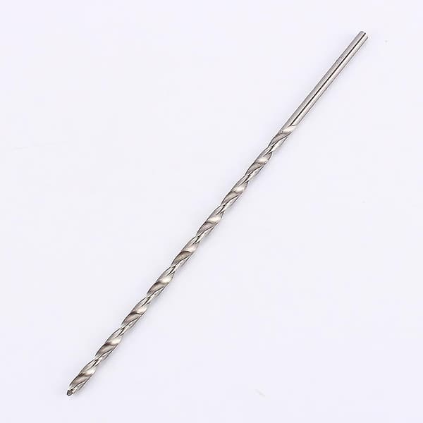 Hss ekstra lang 200mm vriddrillbit rett skaft sneglebor (4mm)