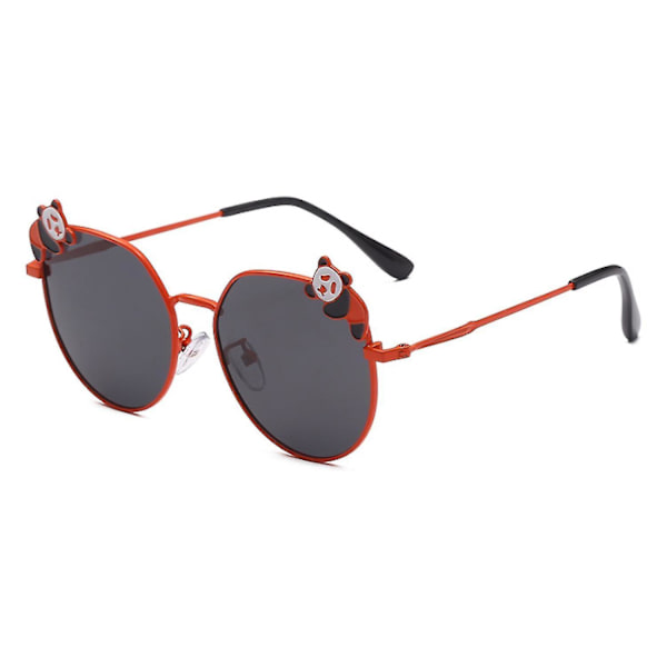 Barnens solglasögon Baby Cartoon Glasögon Trend Med Personliga Anti-ultraviolet Polariserande Solglasögon----orange Ram Grå Slicexq-sg161