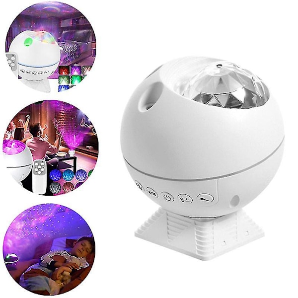 Led starry sky projector lamp starry sky projector lamp with remote control music controllable lamp