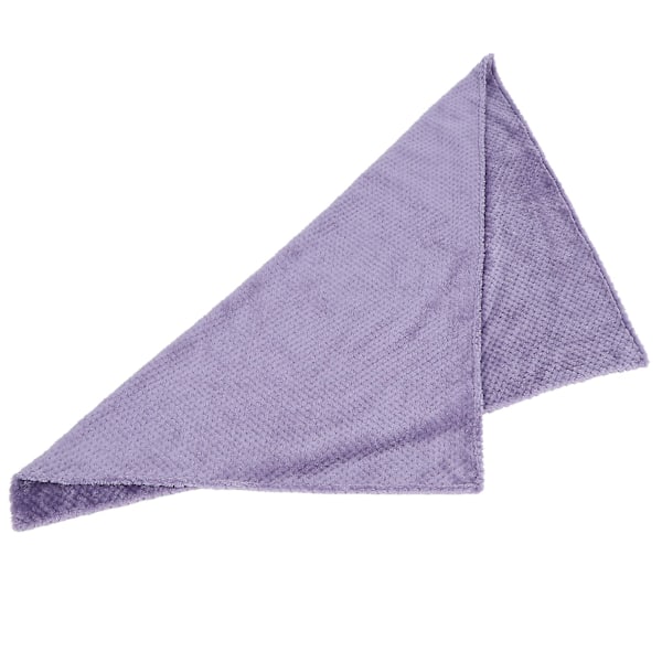 Vaskbart blødt fleece-tæppe til kæledyr - Vintervarmt tykt hundetæppe soveunderlag (lilla, L 100*80cm)