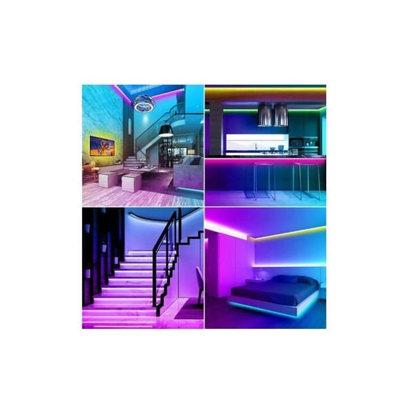 BF LED-remsa 30m LED-sovrum Bluetooth LED-remsa styrd av APP-fjärrkontroll LED för sovrum [Energiklass A+]