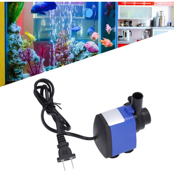 15W 3 i 1 dränkbar vattenpump Fish Tank Filter Pump Fish Tank Syrgaspump CN Plug 220V