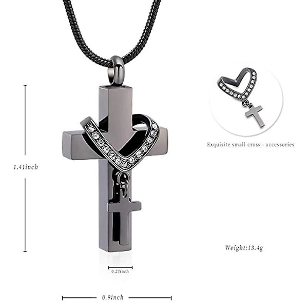 (A)Kors Halsband för Kvinnor Flickor - Gåvor（C）