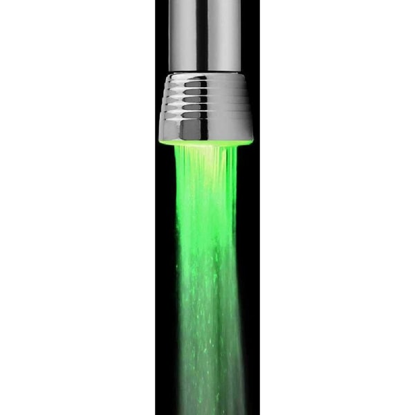 LED-kran, lysande färgkran, färgglad kran, temperaturkontroll för handfat, tre färger, högkvalitativa modeaccessoarer, temperaturkontroll