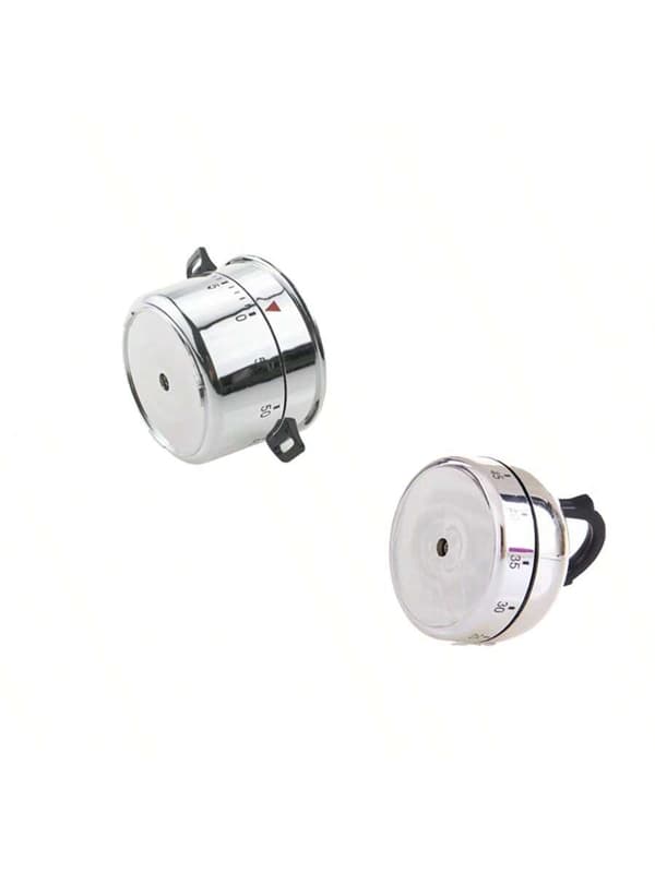 2-pack mekanisk kökstimer, batterifri vattenkokardesign för matlagning