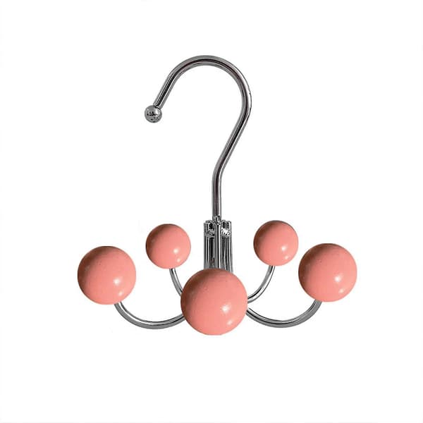 Multifunksjonell roterende krok 5 kroker (rosa)