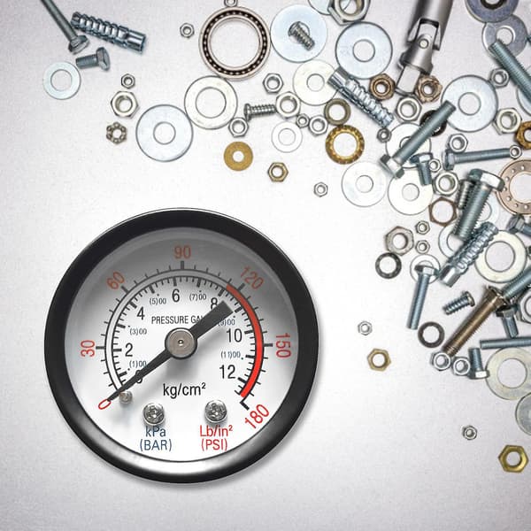 Mini tryckmätare luftkompressor pneumatisk hydraulisk vätsketryckmätare