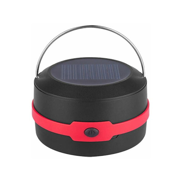 LED-campinglampor, hopfällbar, solcellsladdad, tältlampa, lykta för ryggsäcksvandring, camping, vandring, fiske, nödbelysning