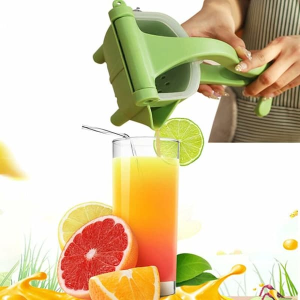 Manuell juicepress, enkel att använda (grön)