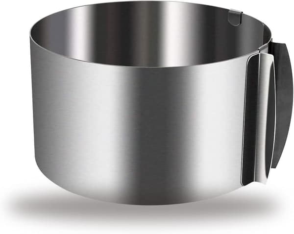 Moussekakeformer i rustfritt stål 6\" Kakeringskake Rund Kutter Slicer
