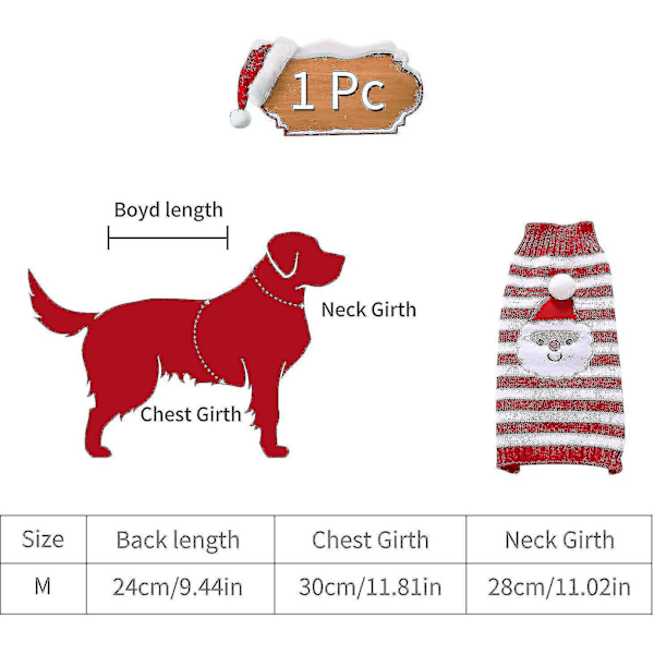 Christmas Pet Dog Sweater Pet Clothes Cute Pet Puppy Cat Dog Warm Jump